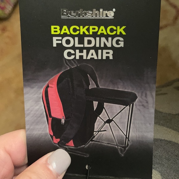 Berkshire Folding Chair Backpack New - Picture 2 of 3